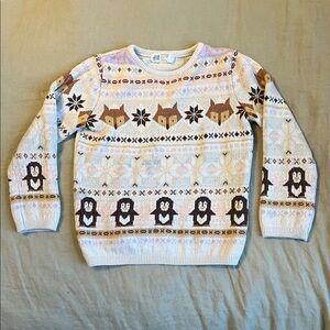 H&M Kids Sweater with Brown and Cream Pattern
